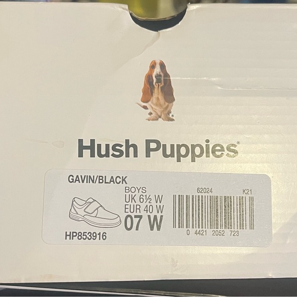 Hush Puppies Gavin boys school/dress show with Velcro close - Picture 8 of 8